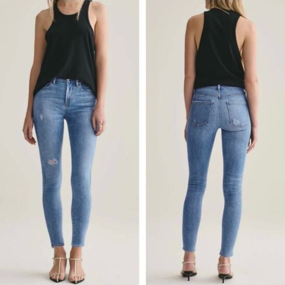 Agolde Sophie Mid-Rise Ankle Jeans in Thriller New size 30